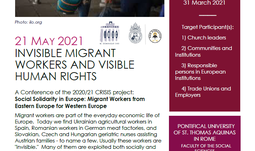 Mezinárodní konference na téma "Neviditelní migrační pracovníci a viditelná lidská práva"